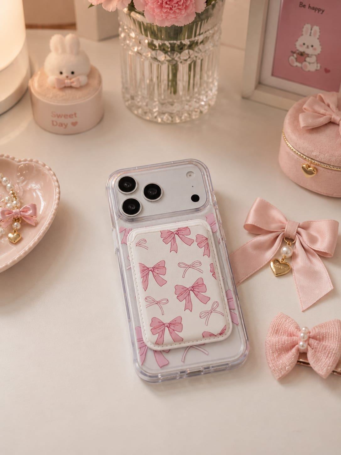 Shop the Pink Bow Floral Magnetic Phone Case with a cute bow design, magnetic compatibility and slim everyday protection. Stylish, elegant and trendy.