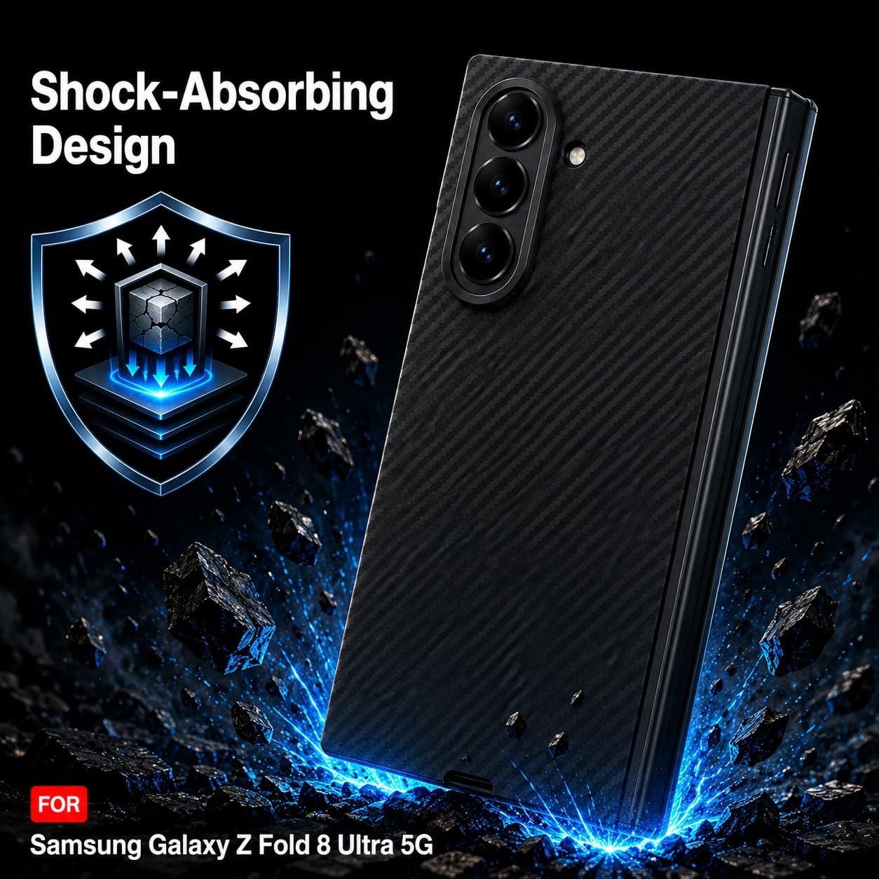 Samsung Galaxy Z Fold 8 Carbon Fiber Case