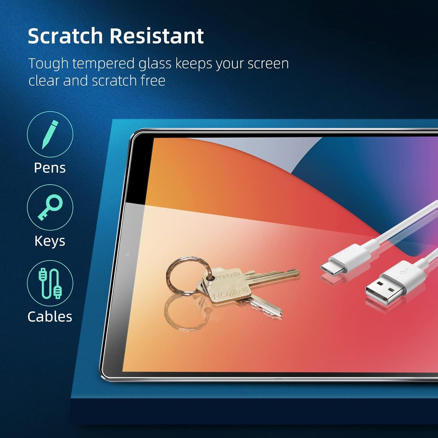 HD tempered glass for Apple iPad