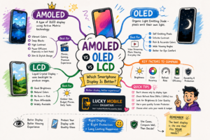 AMOLED vs OLED vs LCD