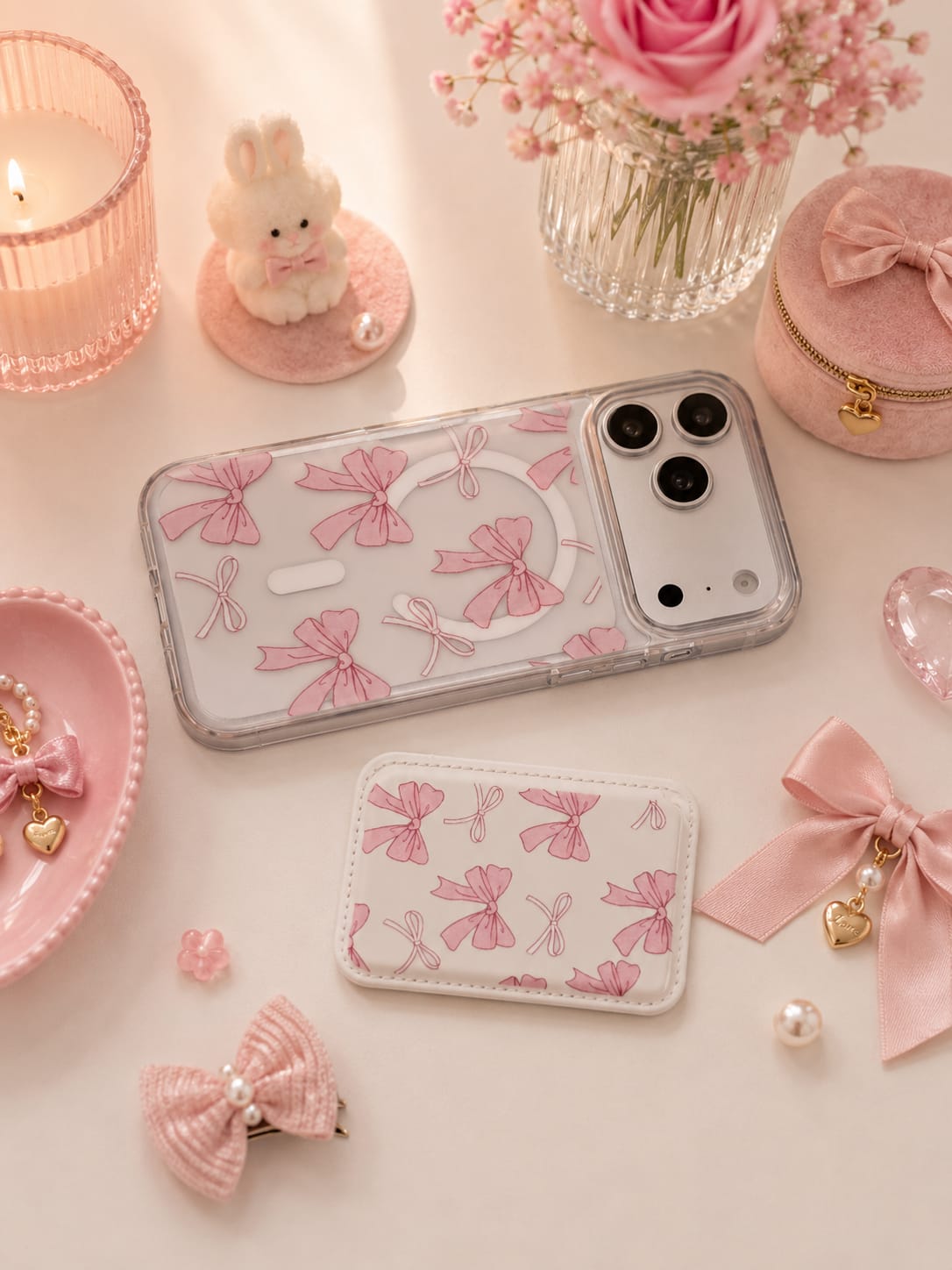 Shop the Pink Bow Floral Magnetic Phone Case with a cute bow design, magnetic compatibility and slim everyday protection. Stylish, elegant and trendy.