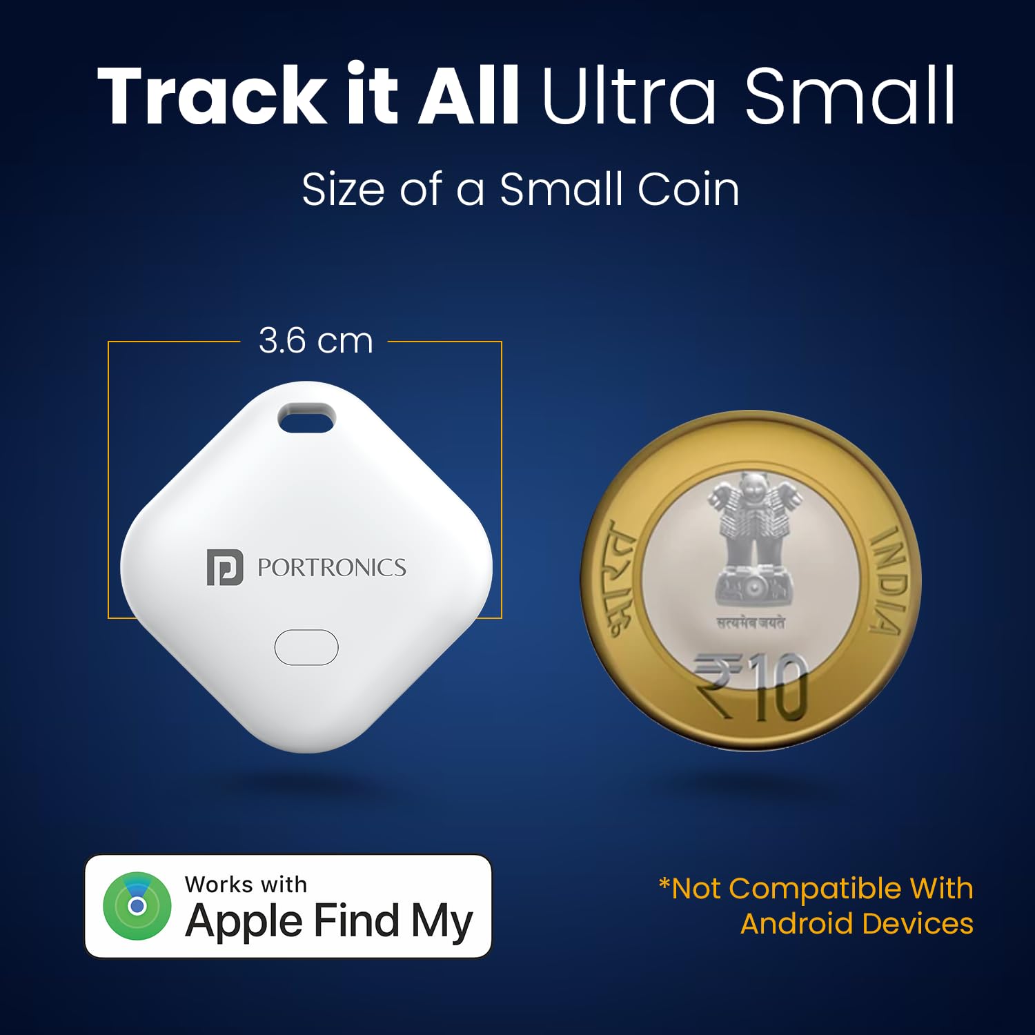 Portronics Worldtag Item Finder