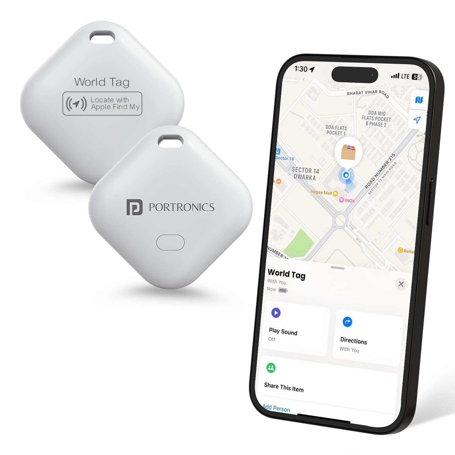 Portronics Worldtag Item Finder