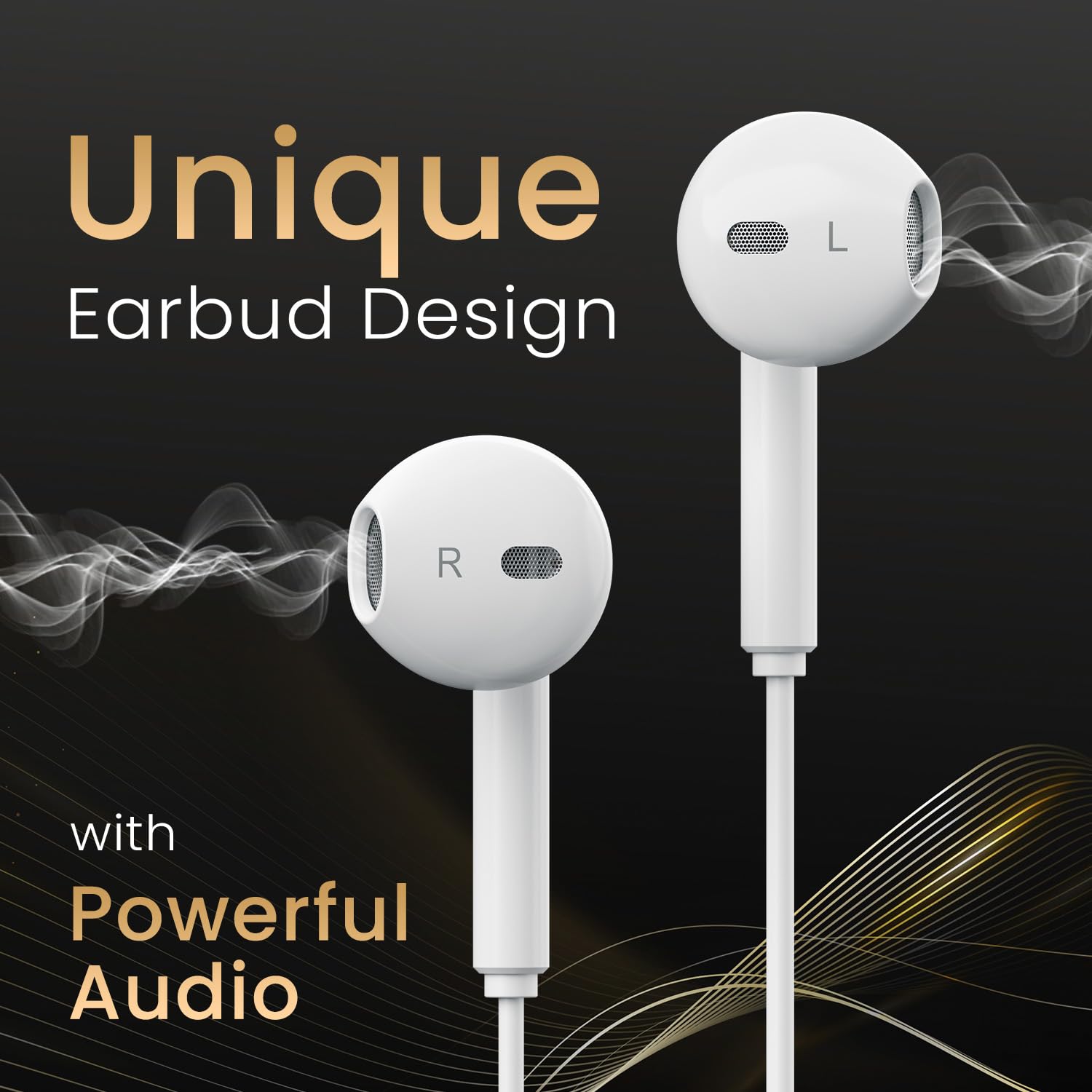 Portronics Conch Theta C Type C Wired Earphones