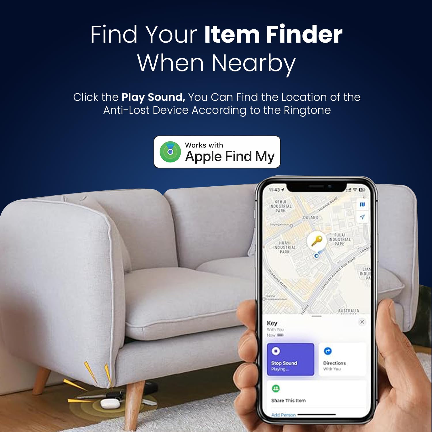 Portronics Worldtag Item Finder
