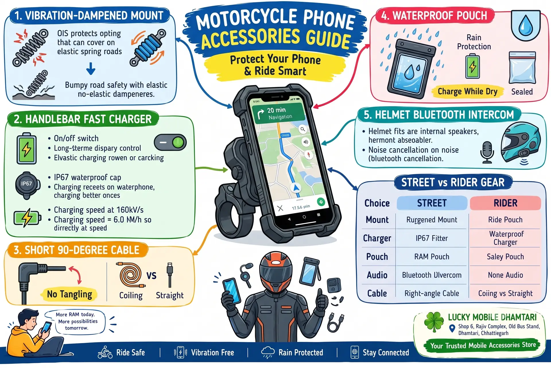 Best mobile accessories for bike riders