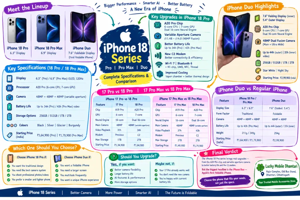 iPhone 18 Pro specifications