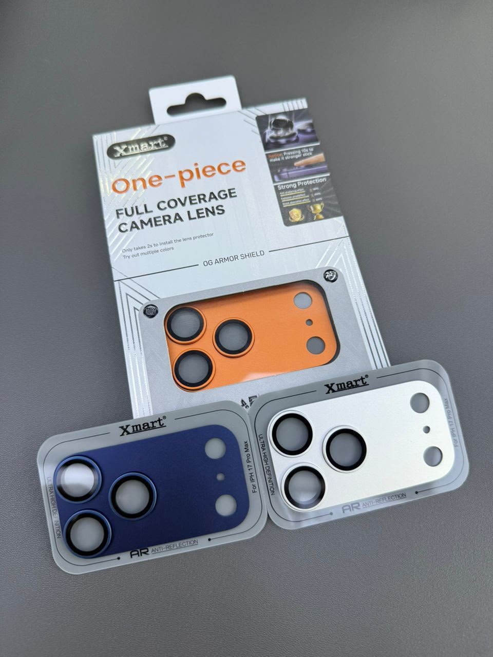 Xmart iPhone 17pro and 18 pro camera lens protector